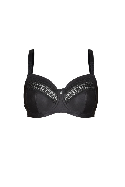 SUSA Soft BH 8138 SANTORIN ohne Bügel 70-100, B-F schwarz 004