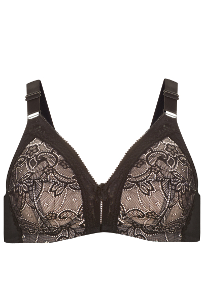 SUSA Soft BH 8153 ohne Bügel 75-105, B-G schwarz (004)