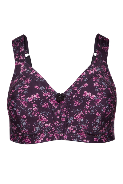 SUSA Soft BH 8156 ohne Bügel 80-120, B-G purple print (364)