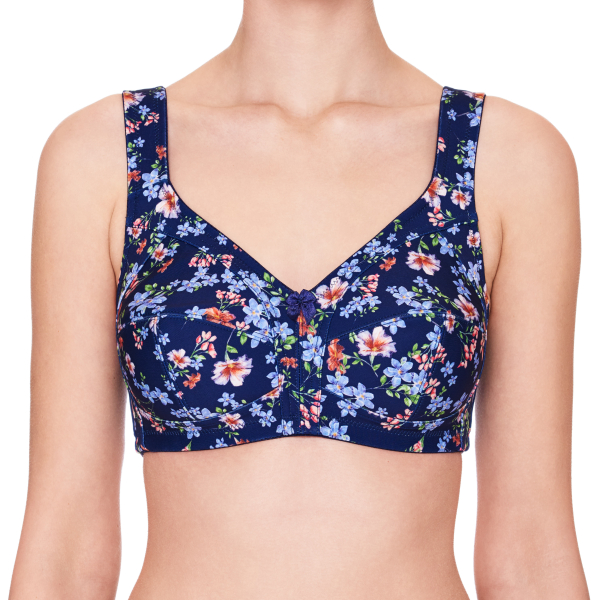 SUSA Soft BH 8187 ohne Bügel 80-120, B-G blue printed (299)