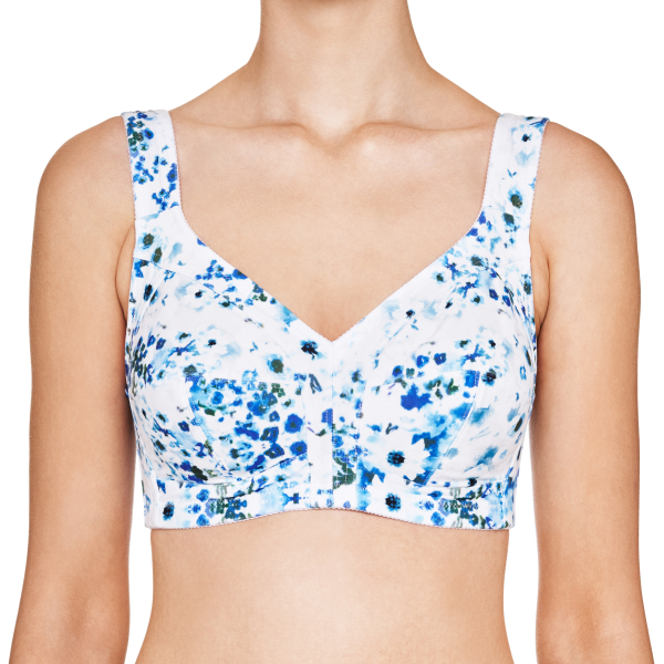 SUSA Soft BH 8203 ohne Bügel 80-120, B-G white printed (078)