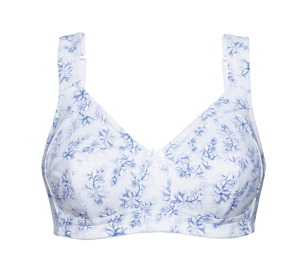 SUSA Soft BH 8221 ohne Bügel 80-120, B-G blue flowers (275)