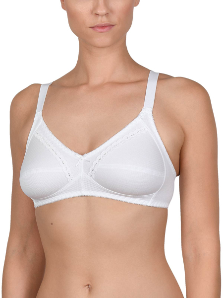 NATURANA 86545 Soft BH Baumwolle 75 - 100, A-F weiß, schwarz, skin