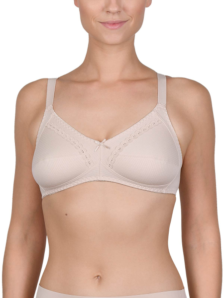 NATURANA 86545 Soft BH Baumwolle 75 - 100, A-F weiß, schwarz, skin