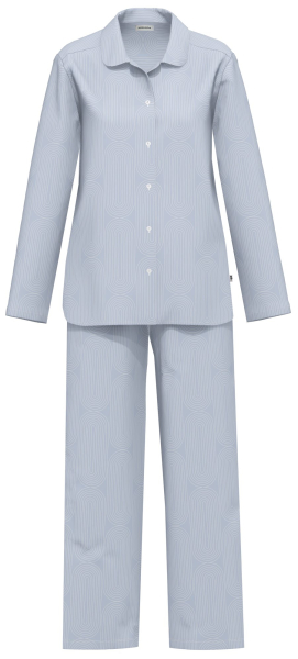 SEIDENSTICKER 91021 Schlafanzug / Pyjama lang 36-48 zen blue 681