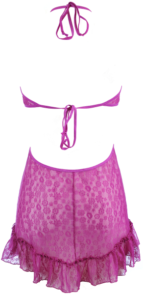 AXAMI 10208 Babydoll mit String S - XL fuchsia V-9749