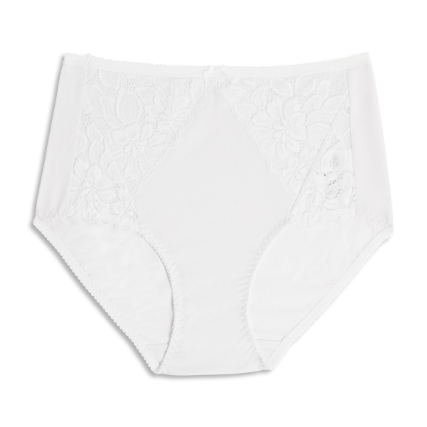 COTONELLA adc90 Maxi Slip mit Spitze MY PIZZO 40-54 weiss