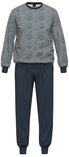 AMMANN 31031 Pyjama / Schlafanzug lang / langarm Frottee Gr. 48-58