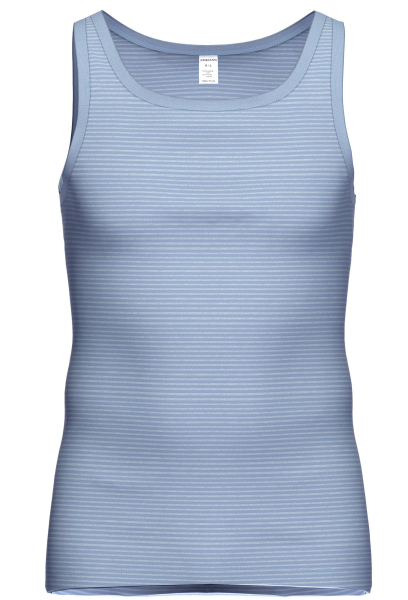 AMMANN 170159 Unterhemd ärmellos Rundhals JEANS Gr. 5-14