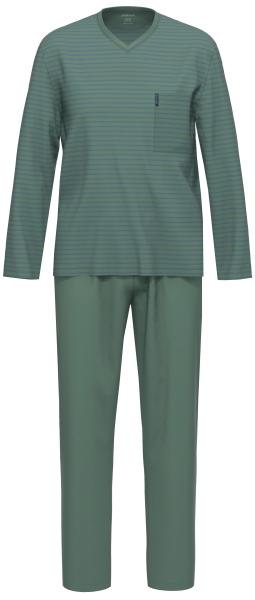 AMMANN 9249 Pyjama / Schlafanzug lang Gr. 48-64 in 3 Farben