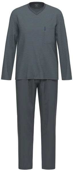 AMMANN 9249 Pyjama / Schlafanzug lang Gr. 48-64 in 3 Farben