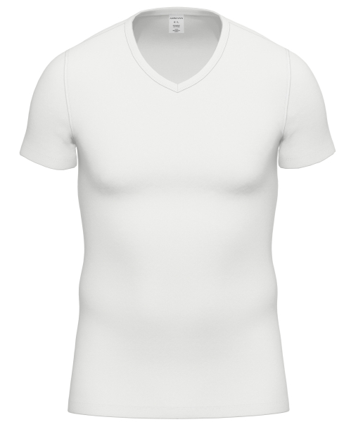 AMMANN 181230 Unterhemd halbarm V-Ausschnitt FEINRIPP PREMIUM Gr. 5-8