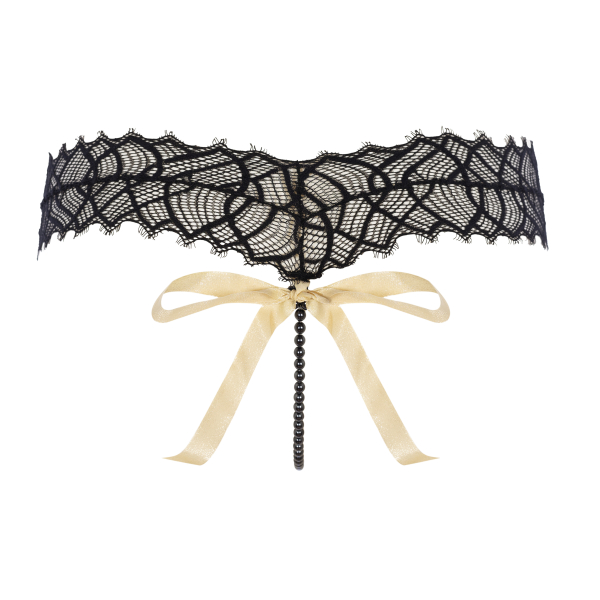BRACLI 3317 Betty Page Collection G-STRING open schwarz S, M, L, XL