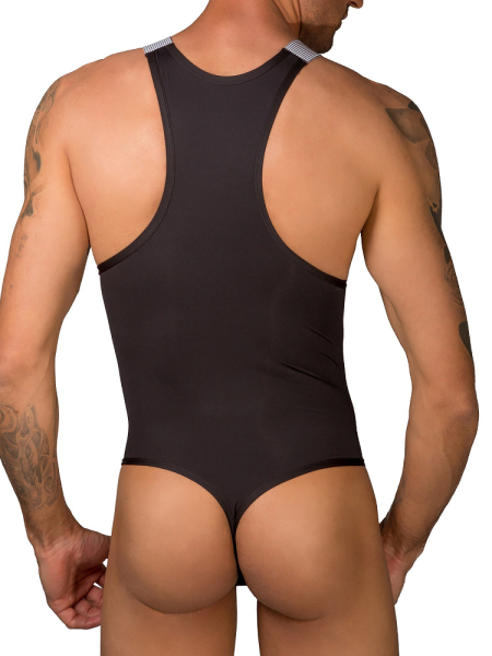 EROS VENEZIANI Herren Stringbody CB102 schwarz