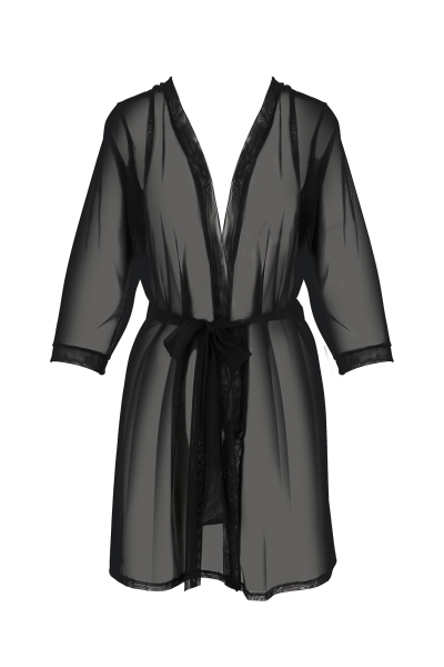 CASMIR 10274 Peignoir / Kimono DIVA schwarz S/M, L/XL, XXL/XXXL