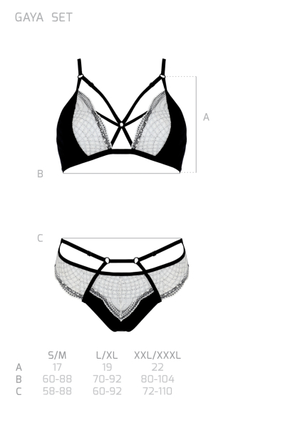 AVANUA 10224 BH Set mit Slip SAGAYA S/M, L/XL, XXL/XXXL