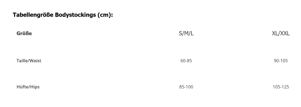 OBSESSIVE Bodystocking open 20654 schwarz S/M/L Onesize