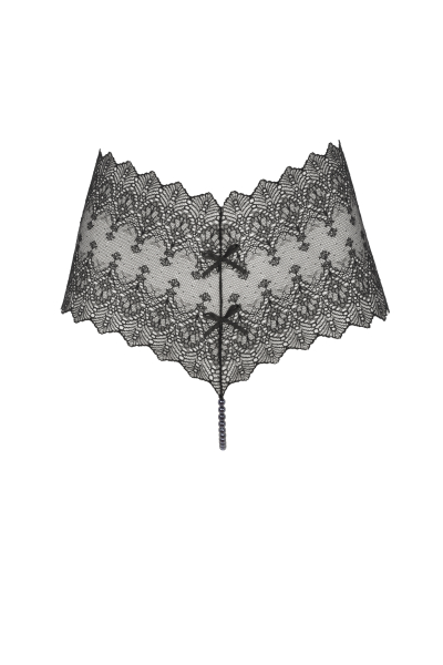 BRACLI 2647 Perlenstring BRACLI Geneva Dark Panty S - XL, schwarz
