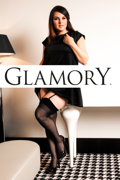 GLAMORY Perfect 20 Strapsstrümpfe schwarz Gr. 40 - 62 G-50131