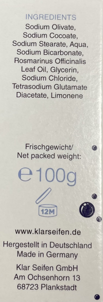 KLAR'S Festes Spülmittel 100g