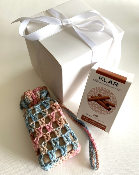 Geschenk Set Seifensäckchen & Klar's Zimtseife