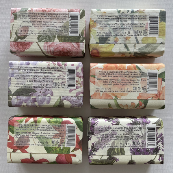 NESTI DANTE 6er Set Seifen ROMANTICA