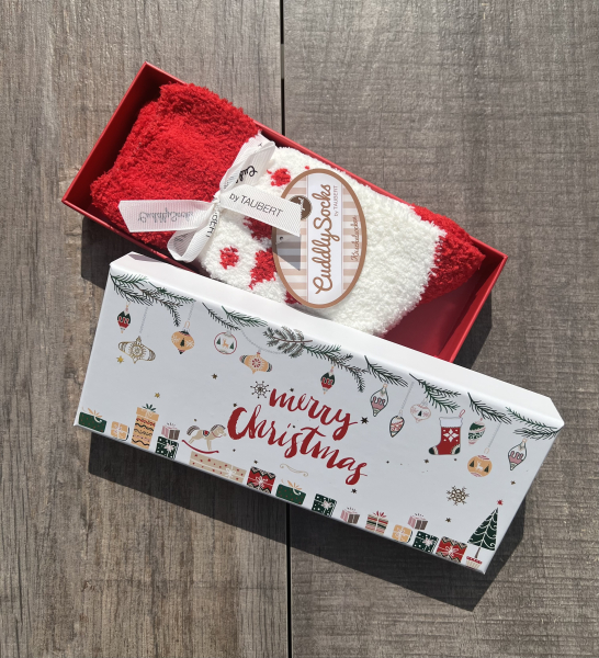 TAUBERT 242183588 KUSCHELSOCKEN X-Mas Presents Sox in Box 1 Paar