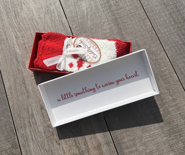 TAUBERT 242183588 KUSCHELSOCKEN X-Mas Presents Sox in Box 1 Paar