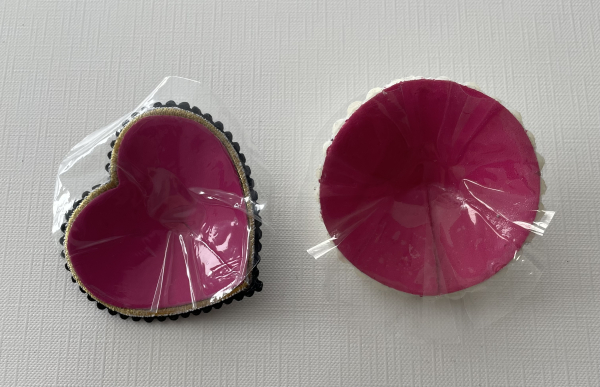 Pasties HERZ 1 Paar - Nr. 115 - selbstklebend und wiederverwendbar