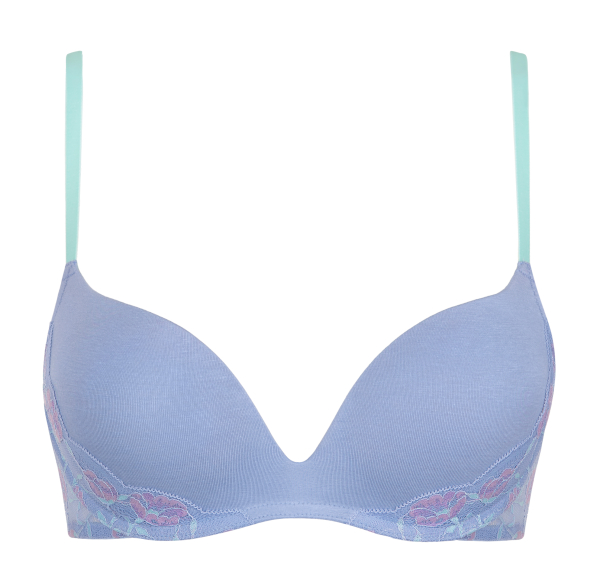 LISCA 060536 RAINBOW Soft-BH mit Schale A-C, 70-85 lavender blue LR