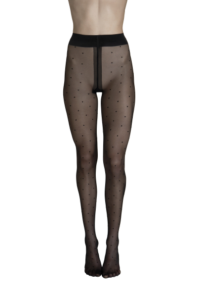 LISCA 050023 Fashion Net Dot Strumpfhose S-XL schwarz 02