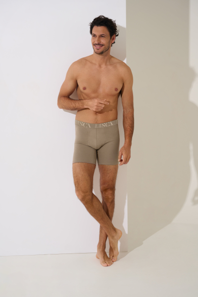 LISCA 032040 ODYSSEUS Herren Long Pant/Short S-XXXL natural grey S4