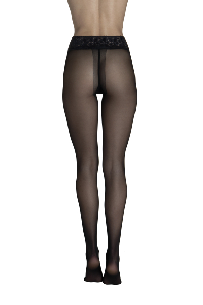 LISCA 050018 Selection 30 Strumpfhose mit Spitzenbund S-XL schwarz 02
