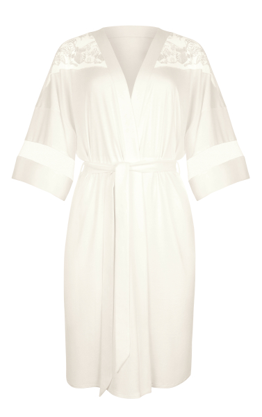 LISCA 023446 EMINENCE Kimono / Morgenmantel S-XL crystal ecru CU