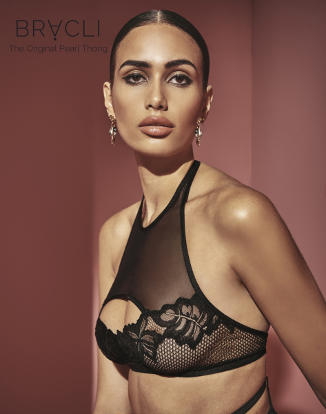 BRACLI 2432 London Collection TOP schwarz S, M, L, XL