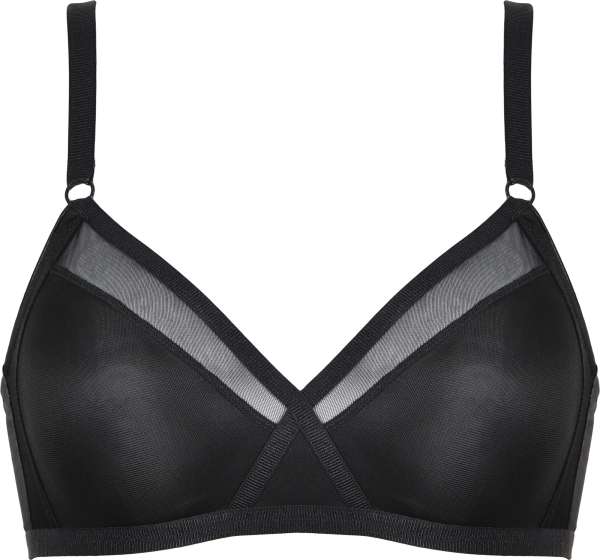 NATURANA 5337 Soft BH STAR 75 - 100, A - D  weiß schwarz