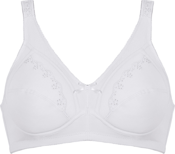 NATURANA 86020 Soft BH Entlastungsträger 80 - 105, A - D  weiß light beige
