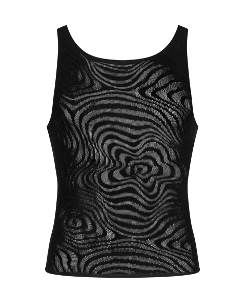 OBSESSIVE 21038 Tanktop S/M/L elastisch schwarz T103