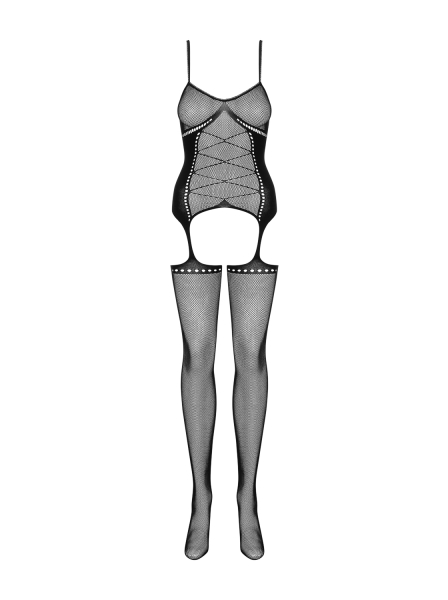 OBSESSIVE Bodystocking open 20313 schwarz S/M/L Onesize