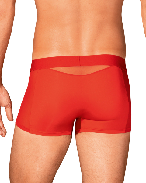 OBSESSIVE 21022 Boldero Pant / Short S/M, L/XL rot mit Netz
