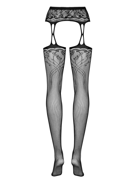 OBSESSIVE Strapsstrumpfhose 20726 schwarz S/M/L Onesize
