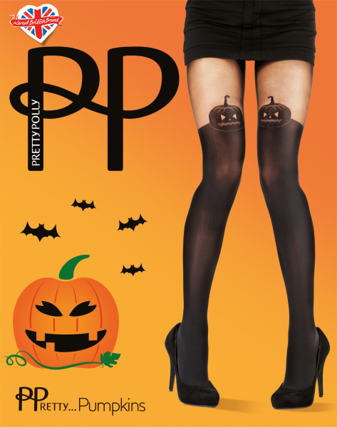 PRETTY POLLY Strumpfhose Pumpkin OneSize Farbe schwarz - PN AKV8 LA