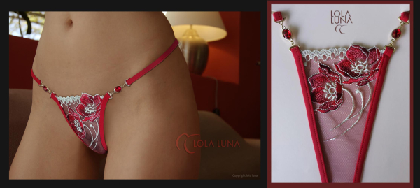 LOLA LUNA String ROUJA  S M L XL
