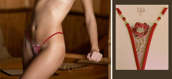 LOLA LUNA String ROUJA  micro S M
