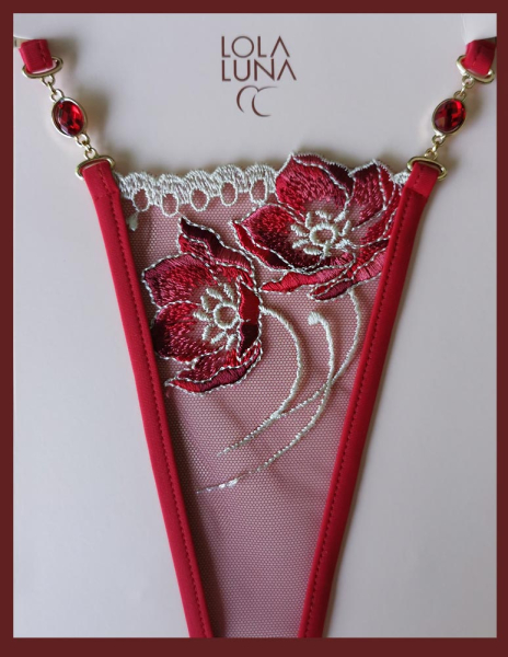 LOLA LUNA String ROUJA  S M L XL