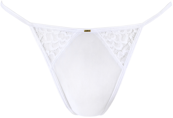 AXAMI 10259 Babydoll mit String S - XL weiß V-10459