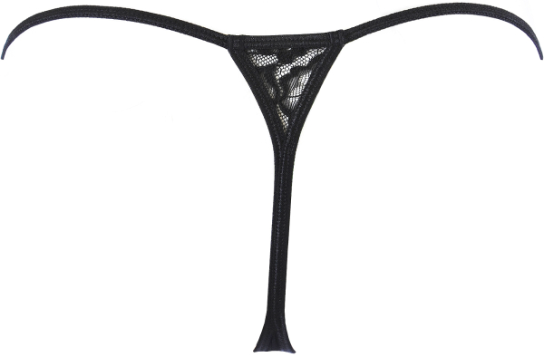 AXAMI 10261 Babydoll mit String S - XL schwarz V-10479