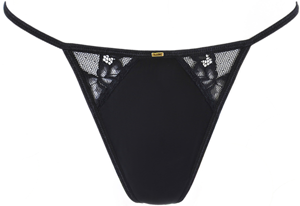 AXAMI 10261 Babydoll mit String S - XL schwarz V-10479