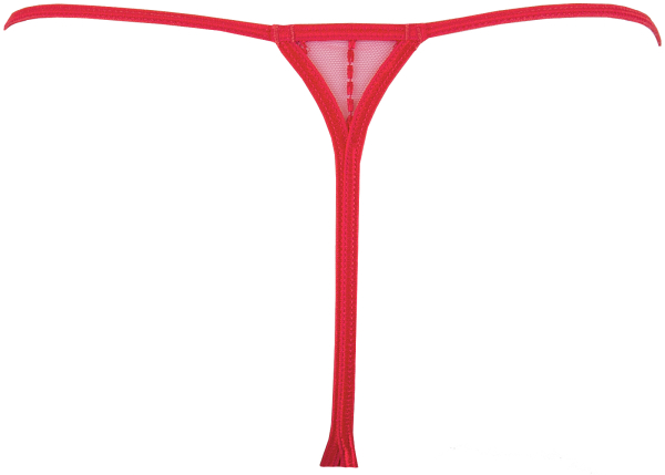 AXAMI 10133 Babydoll mit String S - XL rot V-9559