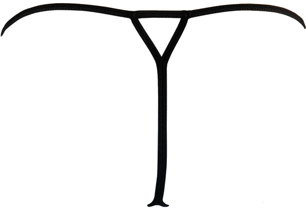 AXAMI 10151 Babydoll mit String S - XL schwarz V-9579